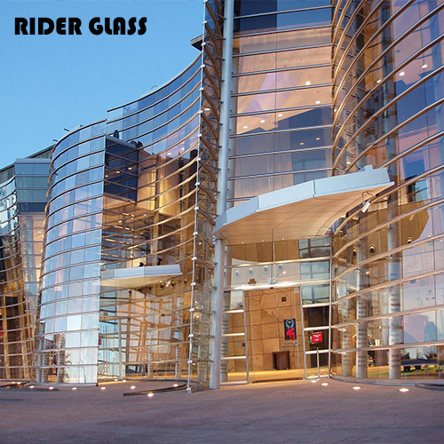 2-19mm CE &amp; SGS Flat Bent Curved Building Glass Construction Glass