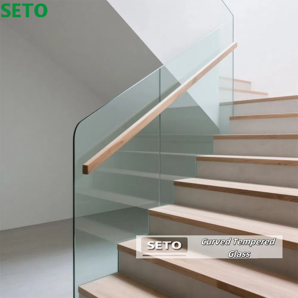 Customized High Temperature Resistant Furnace Curved Tempered Glass Cover