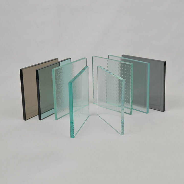 5mm 6mm 8mm 10mm 12mm Frosted Tempered Toughened PVB Ultra Clear Laminated Bulletproof Building Glass for Balcony Window Door Shower Room