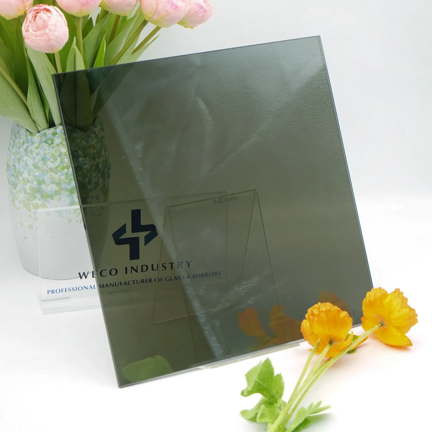 4mm 5mm 5.5mm 6mm 8mm Dark Blue/Grey/Green Euro Grey/Bronze Ford Blue Black Pink Sliver Colored Float Tinted Reflective Glass