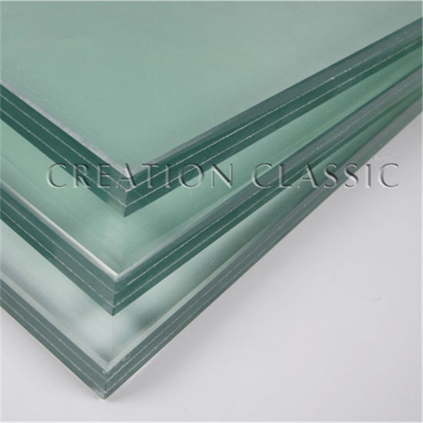 6.38mm 12.76mm PVB Film Clear and Tinted Laminated Glass