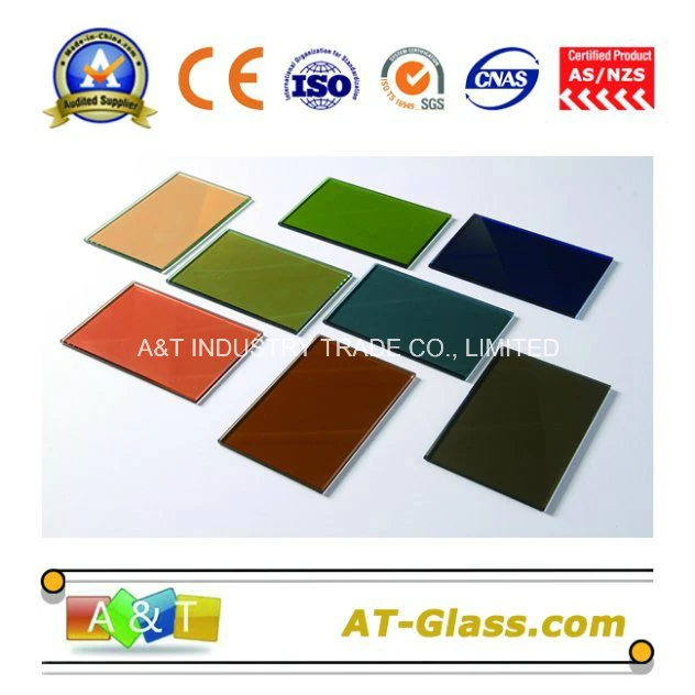 4mm, 5mm, 6mm Reflective Glass/Tinted Glass/Coated Glass Used for Building