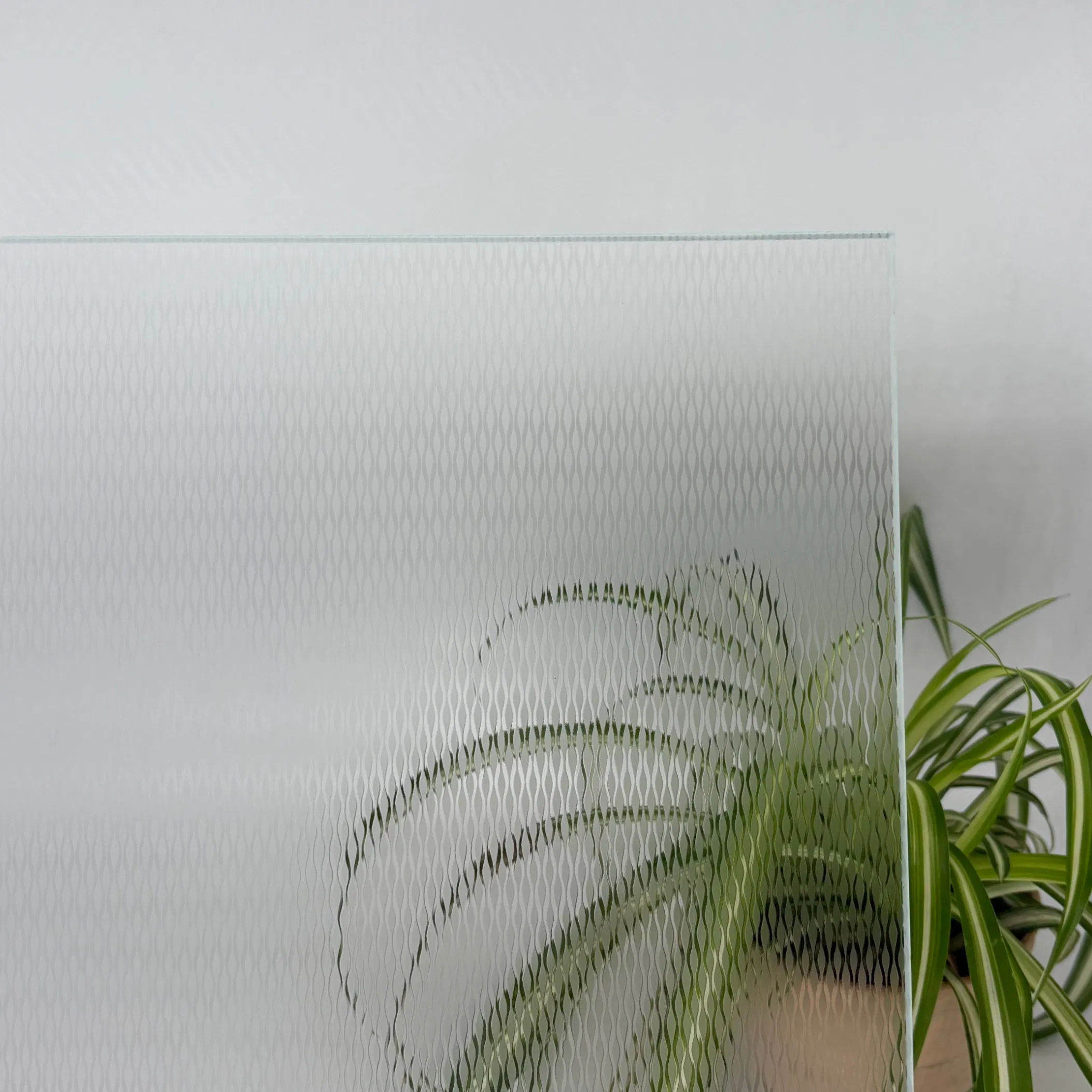 Premium Quality Glass with Unique Designs for Bathrooms Tempered Acid Etched Glass with Designs 3mm to 19 mm Max 2440*3660 Clear Grey Bronze Color