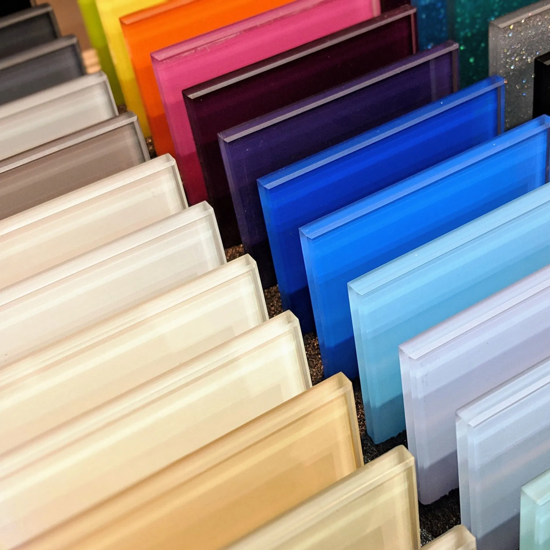 Spot Supply Easy-Setup Safety Glass 4-12mm Color-Glazed Tempered Glass