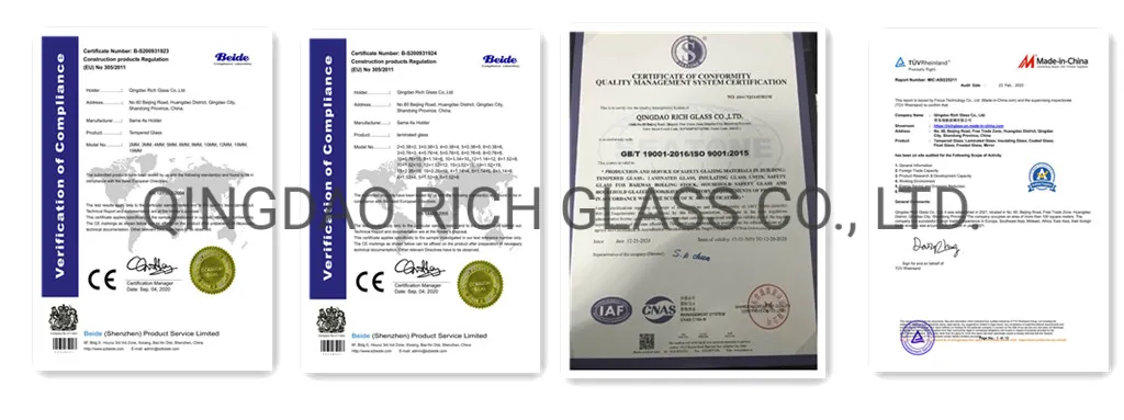 Glass Certifications