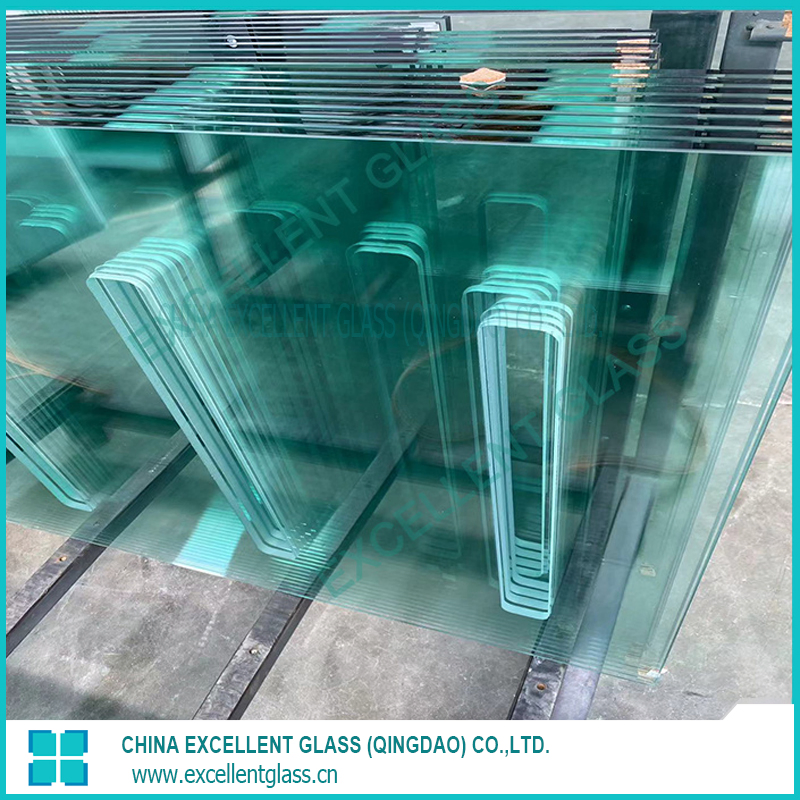 Railing Glass/Pool Fencing/Shower Door/Balustrade/Partition/Curved/Sgp Laminated/Bullet Resistant/Enameled/Tinted/Patterned/Fast Delivery/Manufacturer/Factor5.3