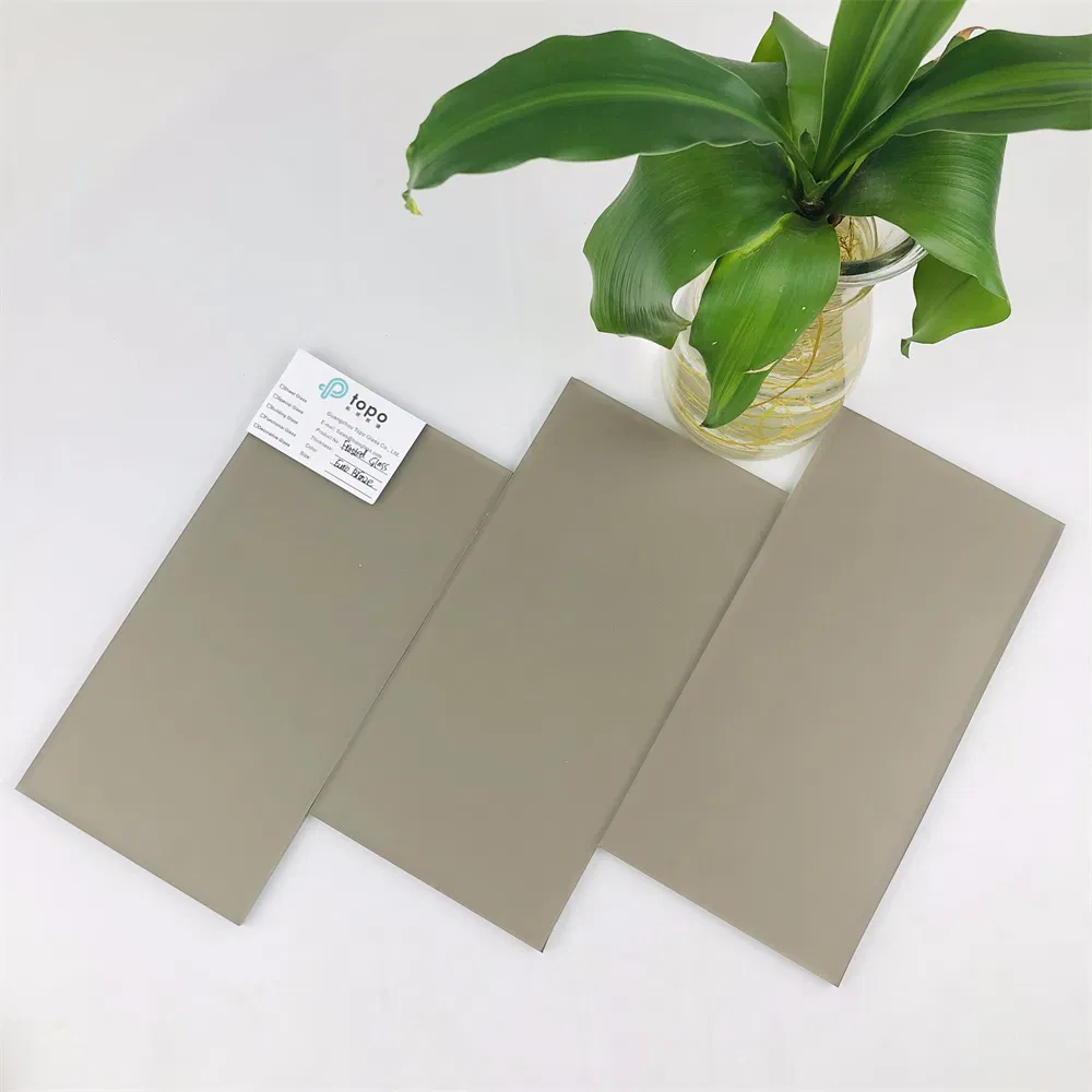 4mm 5mm 6mm 8mm 10mm 12mm Euro Brown Frosted Satin Glass (FG-TP)