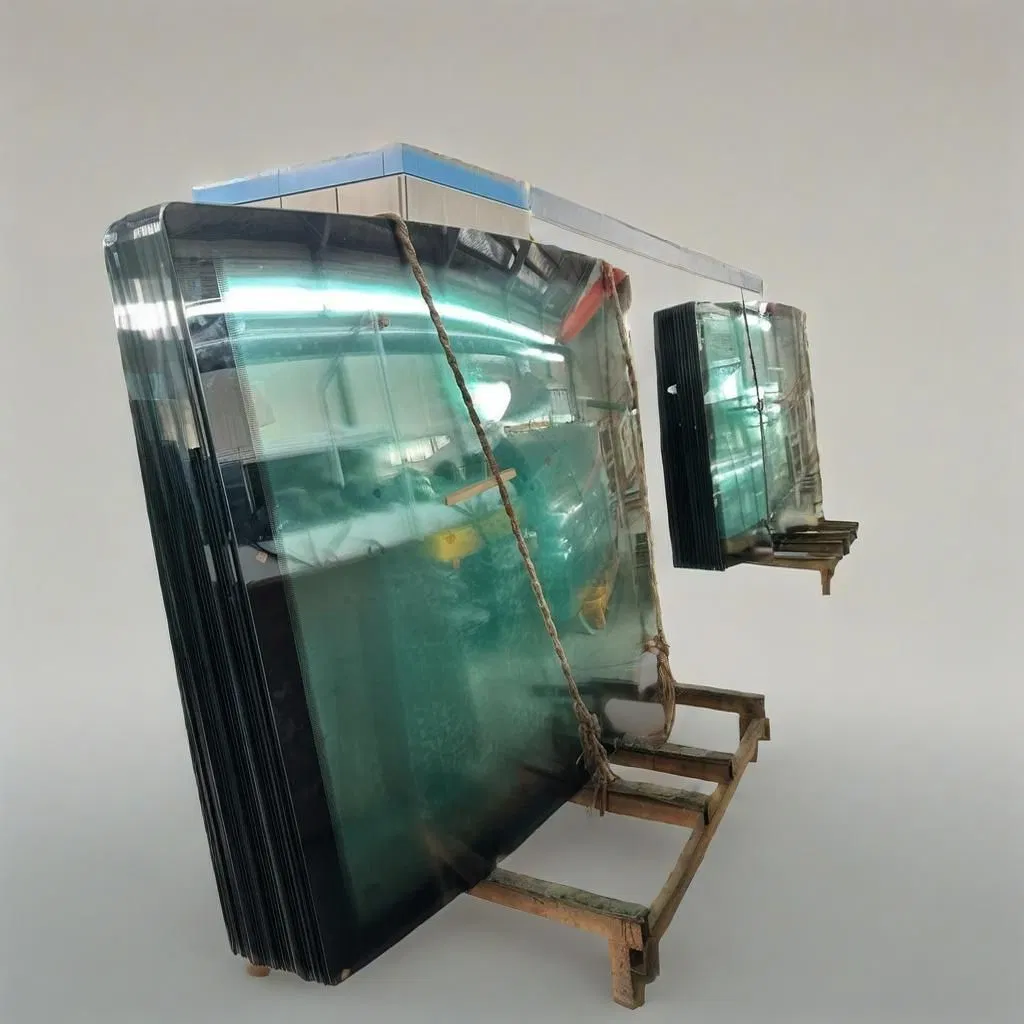 Customized Durable Sanded Glass 6-10mm Laminated Tempered Glass