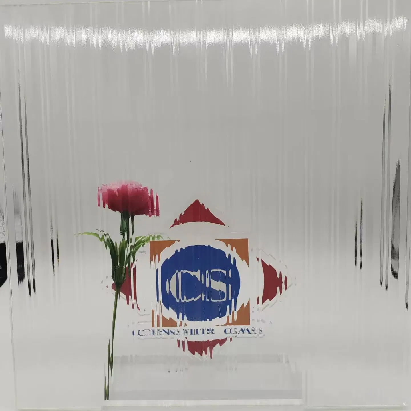 5mm Ultra Clear Big Moru Patterned Glass for Furniture/Architecture/Decorative