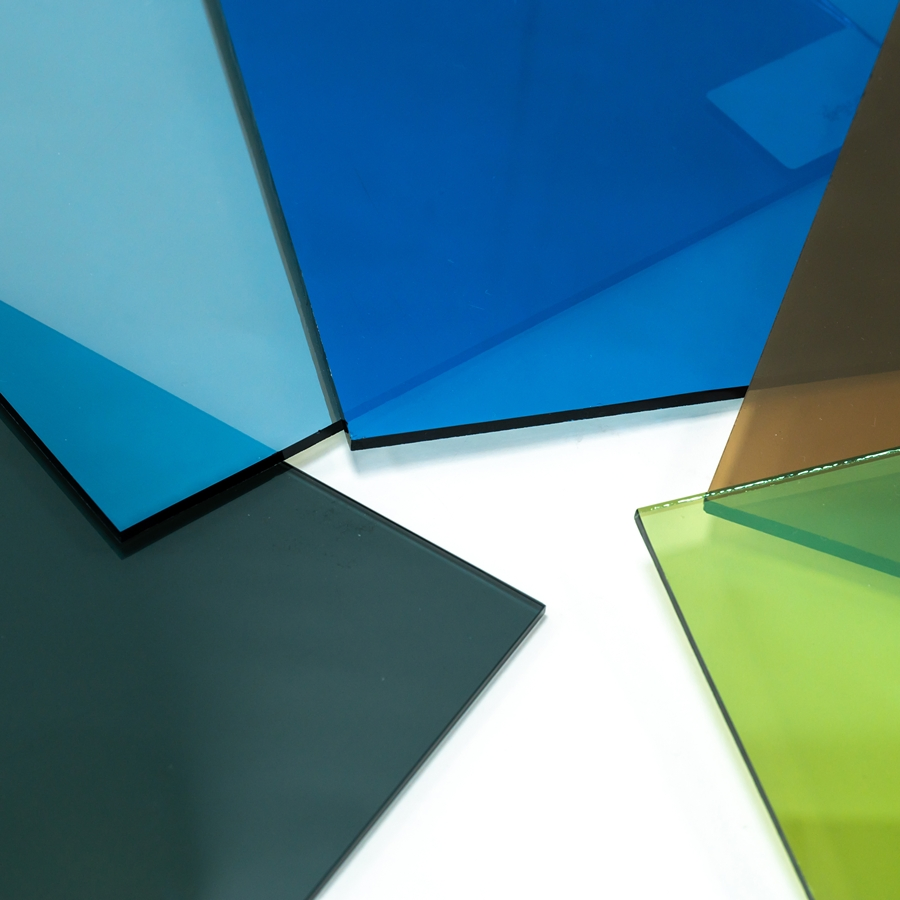 4mm 5mm 5.5mm 6mm 8mm Dark Blue/Grey/Green Euro Grey/Bronze Ford Blue Black Pink Sliver Colored Float Tinted Reflective Glass