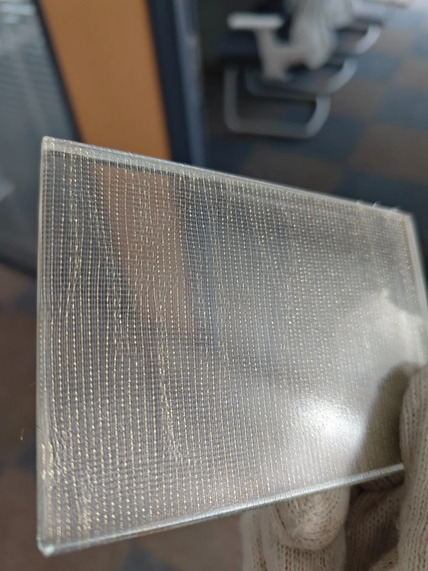 Patterned Glass Wired Laminated Glass Tempered Glass Auto Grade Glass 6.38 8.38 10.38mm