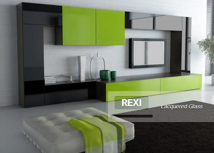 Lacquered Glass Application