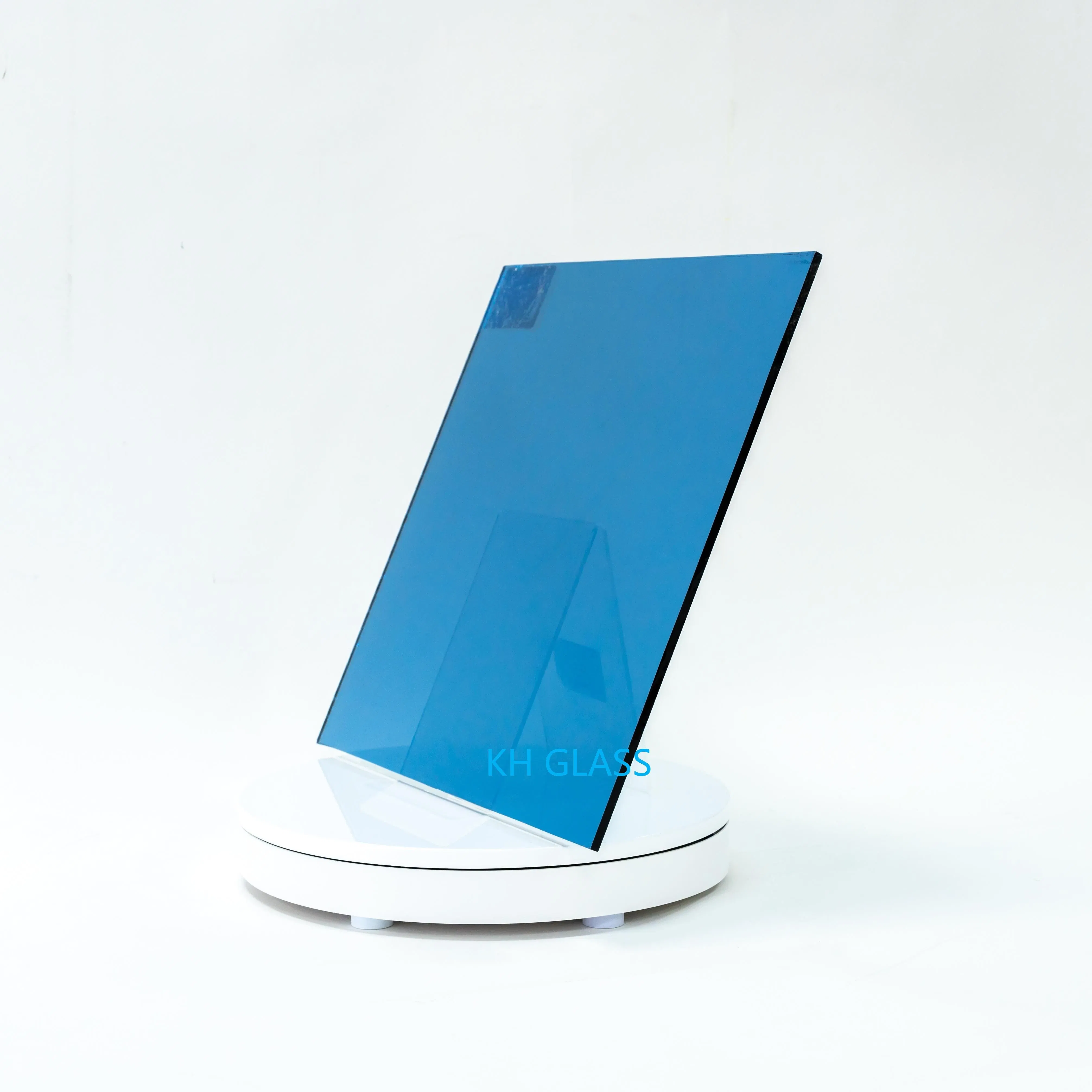 4/5/5.3/5.5/6mm Dark Euro Blue Grey Gray Bronze Green Pink Purple Clear Silver Building Float Tinted Coated Reflective Glass