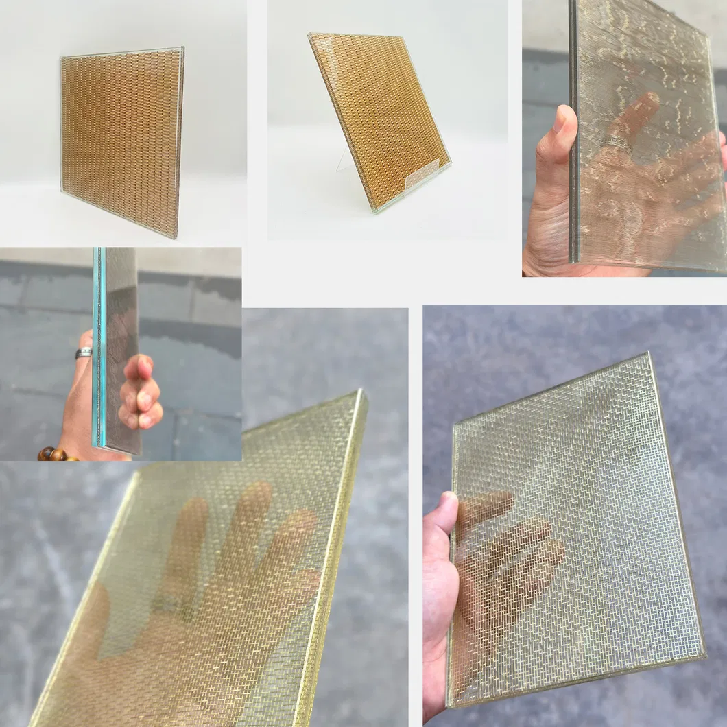 Metal Mesh Laminated Glass