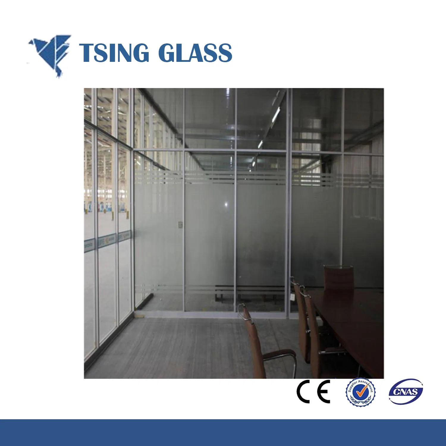 3-12mm Acid Etched Glass / Frosted Glass / Fingerprint Free Glass / Sandblasted Glass