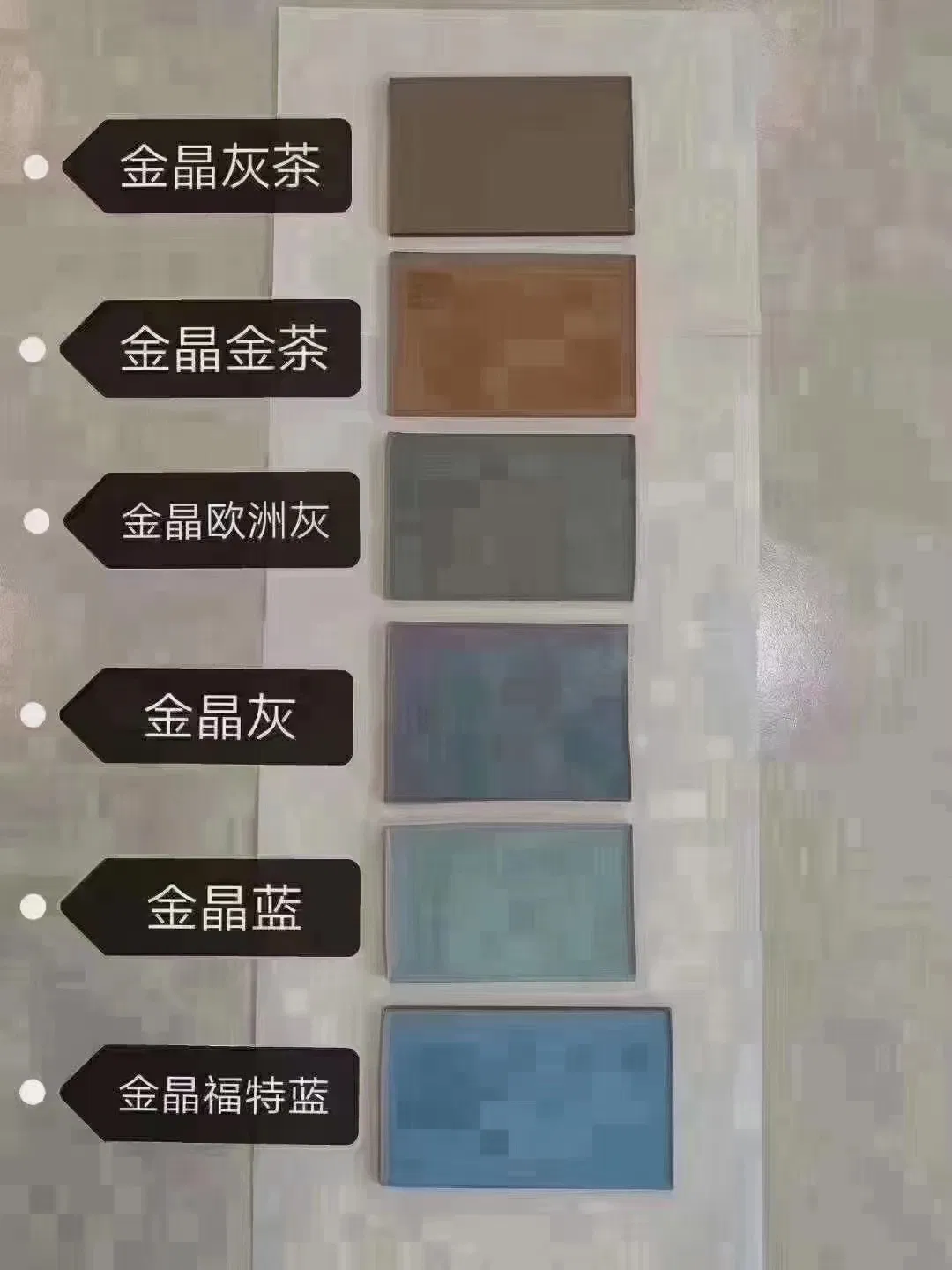 Clear Patterned Glass with ISO9001, ISO14001, Ohs18001 Certificate