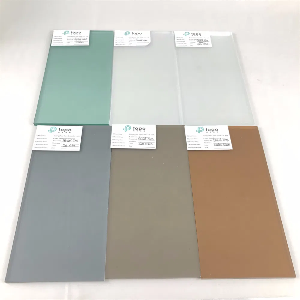 4mm 5mm 6mm Guangzhou Acid Etched Frosted Satin Glass (FG-TP)