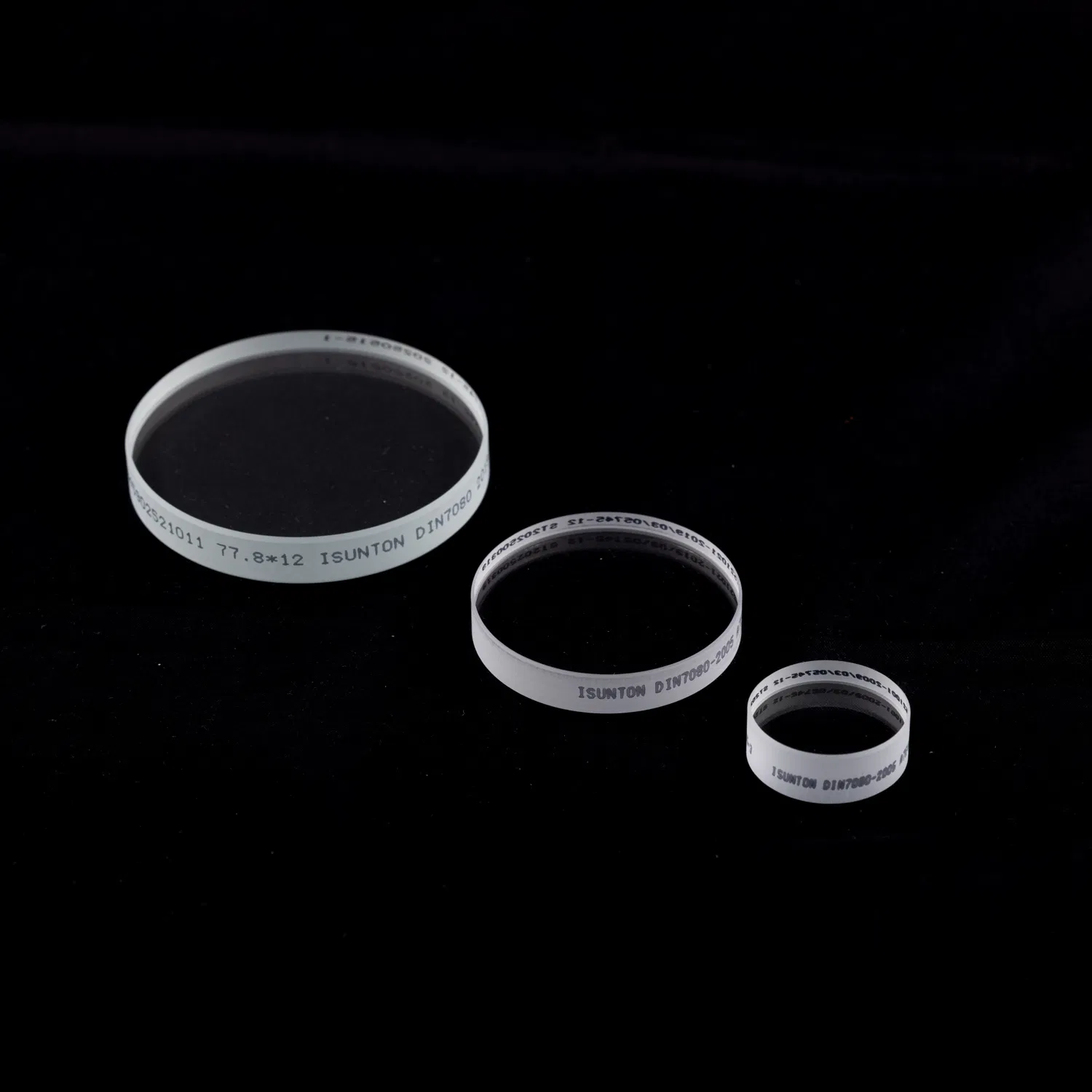 DIN7080 Tempered Borosilicate Sight Glass High-Temperature &amp; Pressure Resistant Industrial Glass