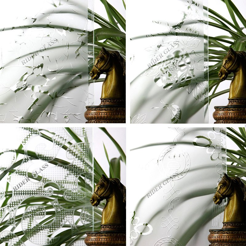 3-6mm Am-11 Decorative Acid Etched Frosted Art Architectural Glass