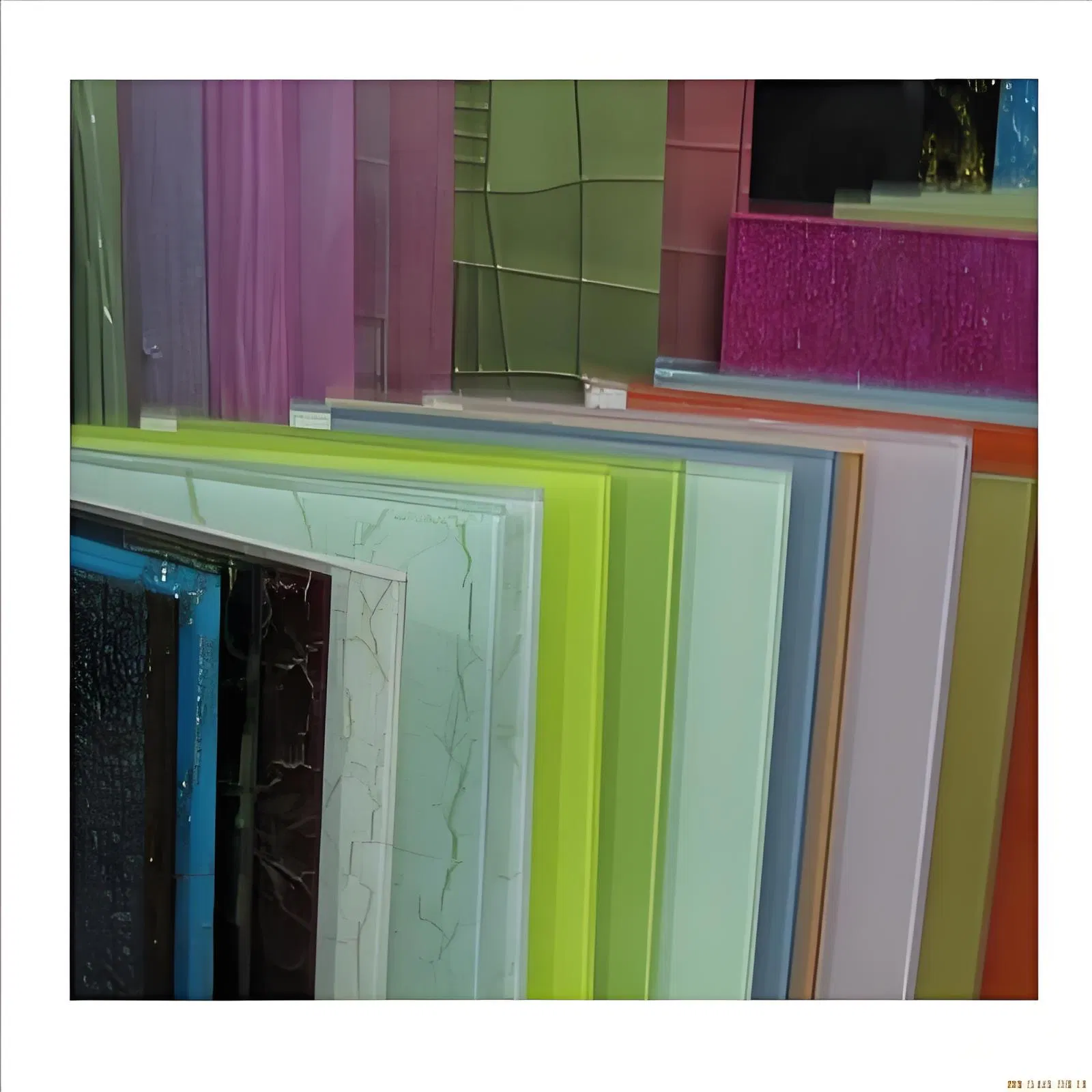 Spot Supply Easy-Setup Safety Glass 4-12mm Color-Glazed Tempered Glass