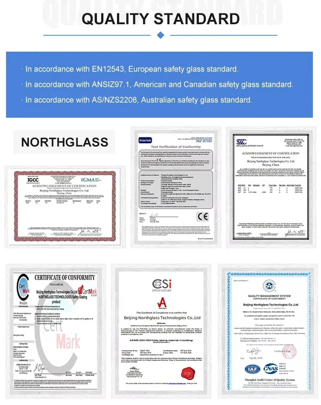 International Certifications