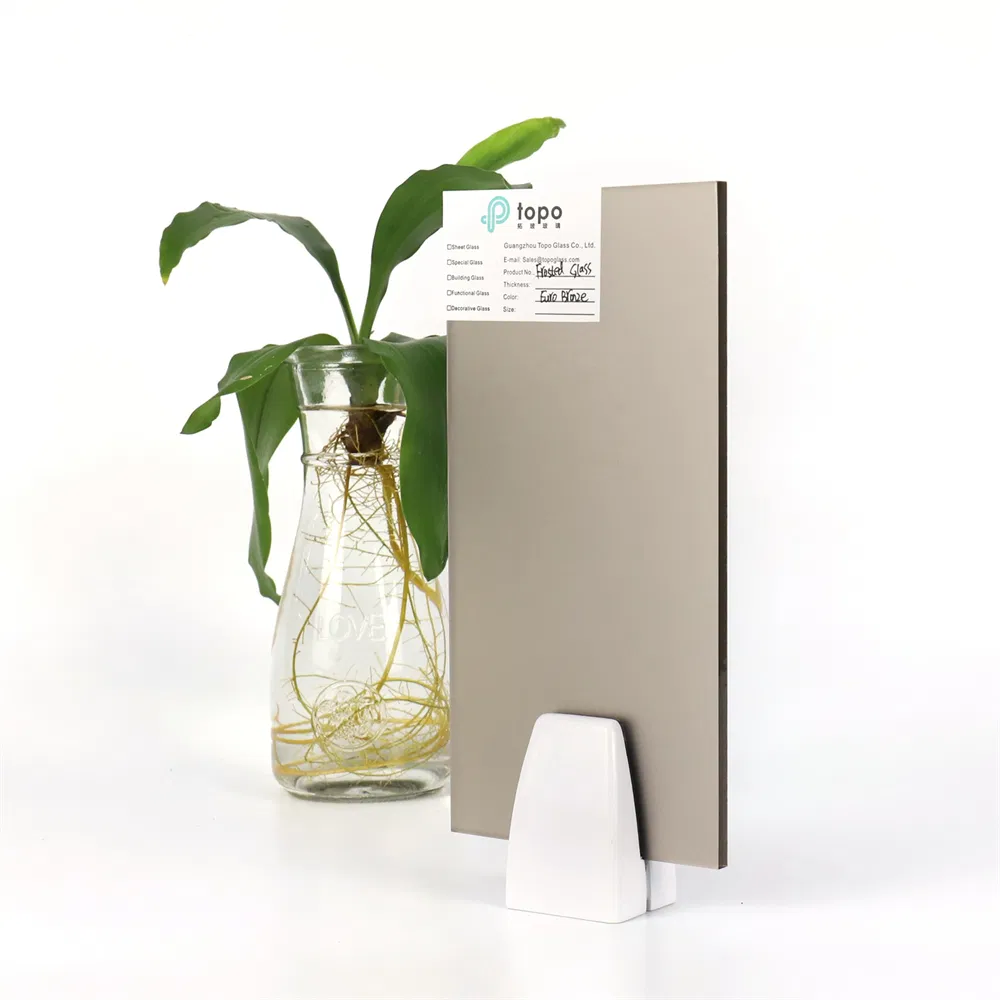 4mm 5mm 6mm 8mm 10mm 12mm Euro Brown Frosted Satin Glass (FG-TP)