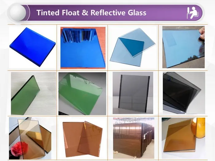 Tinted Reflective Glass