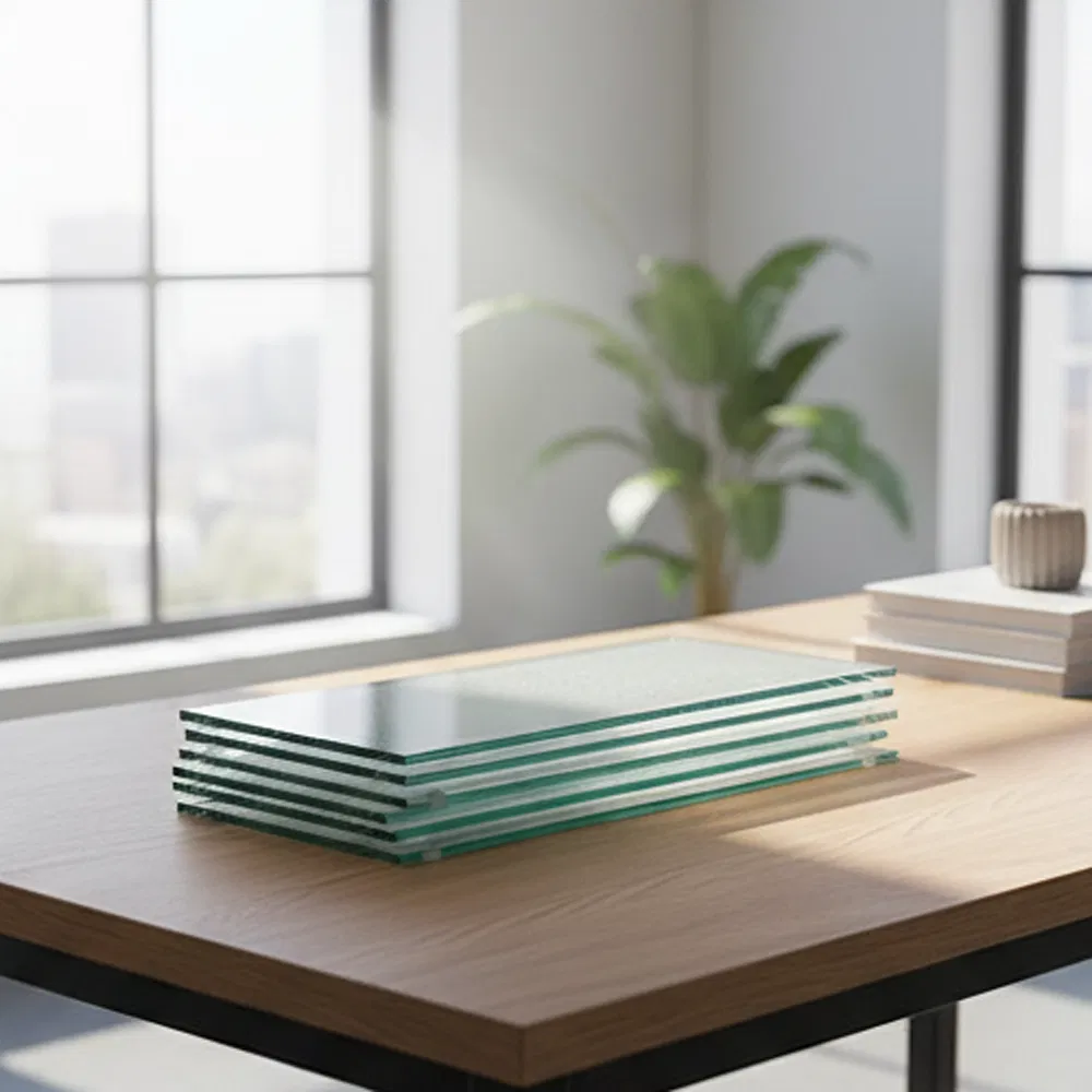 6.38mm/8.38mm/10.38mm/12.38mm Tempered Clear and Color Laminated Glass