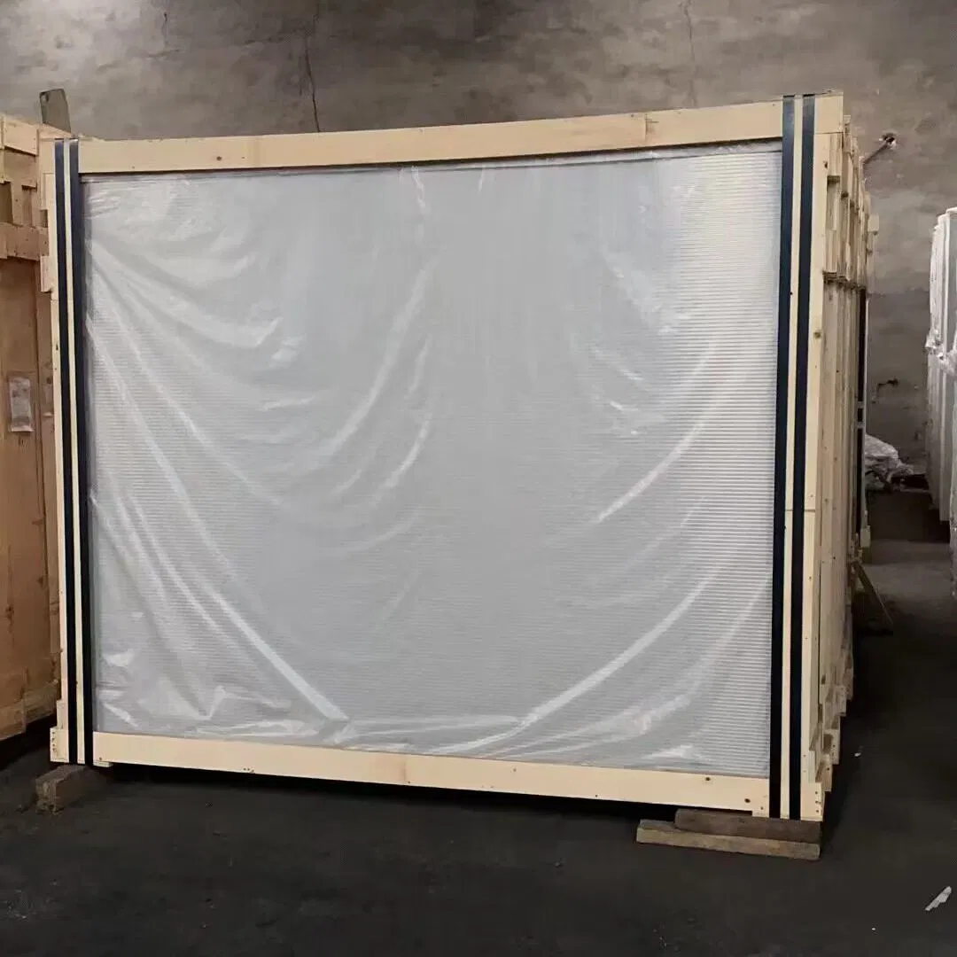 5mm Ultra Clear Big Moru Patterned Glass for Furniture/Architecture/Decorative