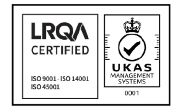 ISO 9001, ISO 14001 and ISO 45001 certifications