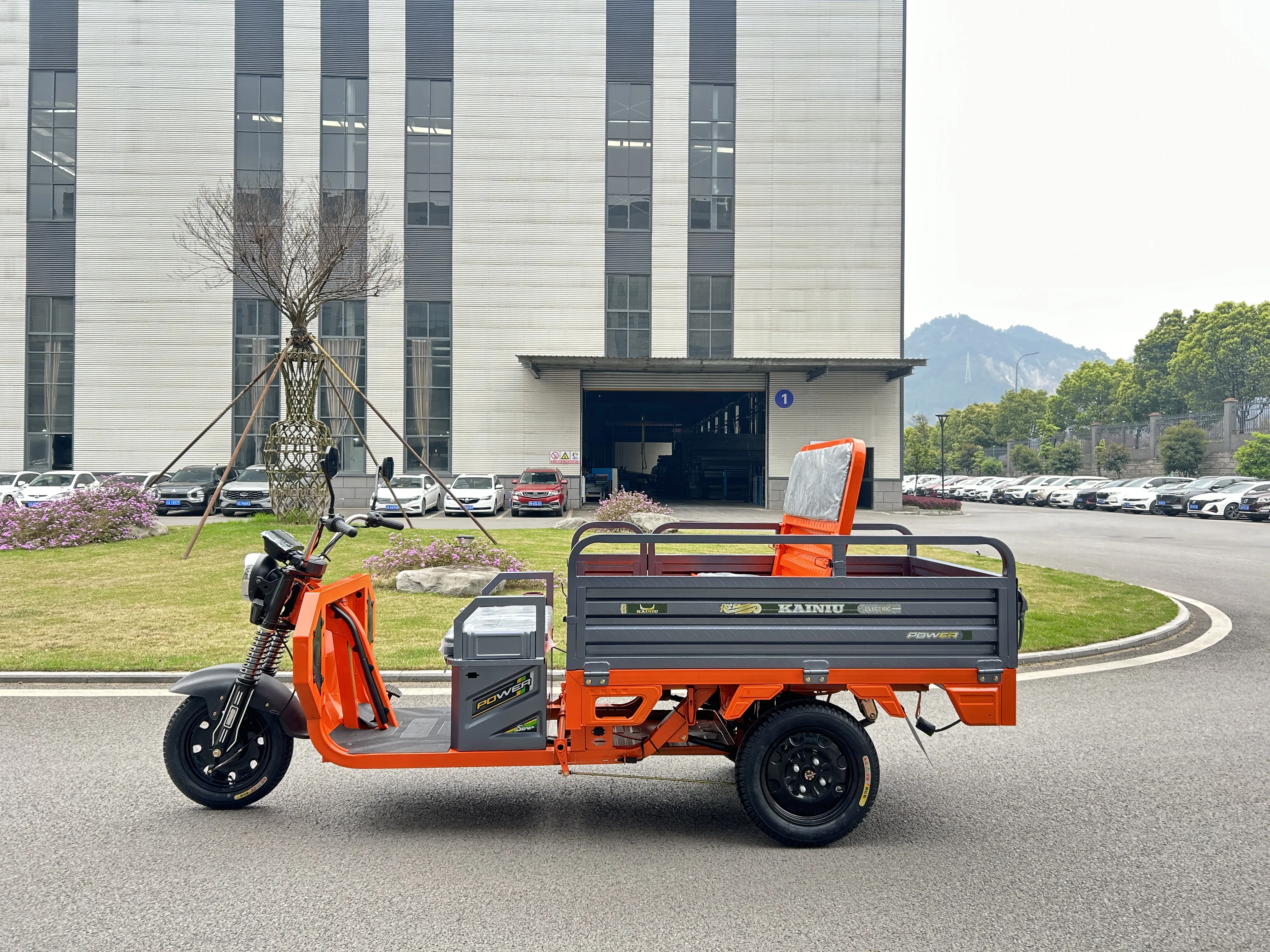 Versatile Folding Electric Trike with Three-Brake Linkage System