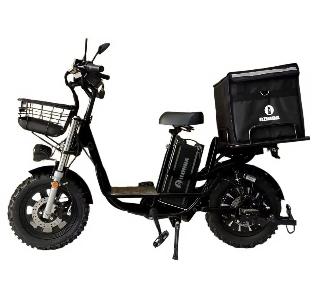High Speed 500W Removable Battery Alloy Hybrid E-Bike Commuter Bicycle City Durable Electric Bike with Basket