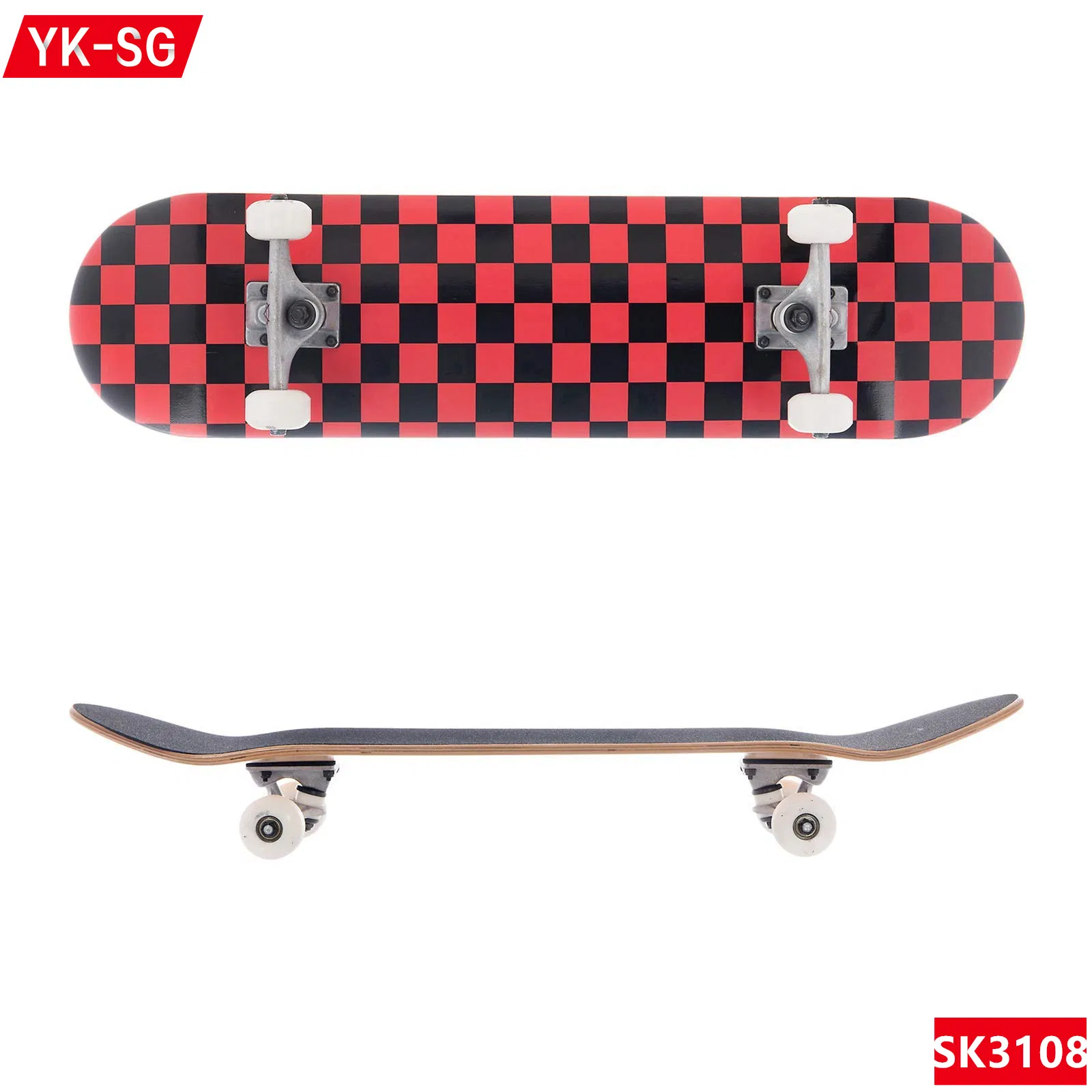 8-Layer Maple Remote Control Single-Drive Electric Skateboard