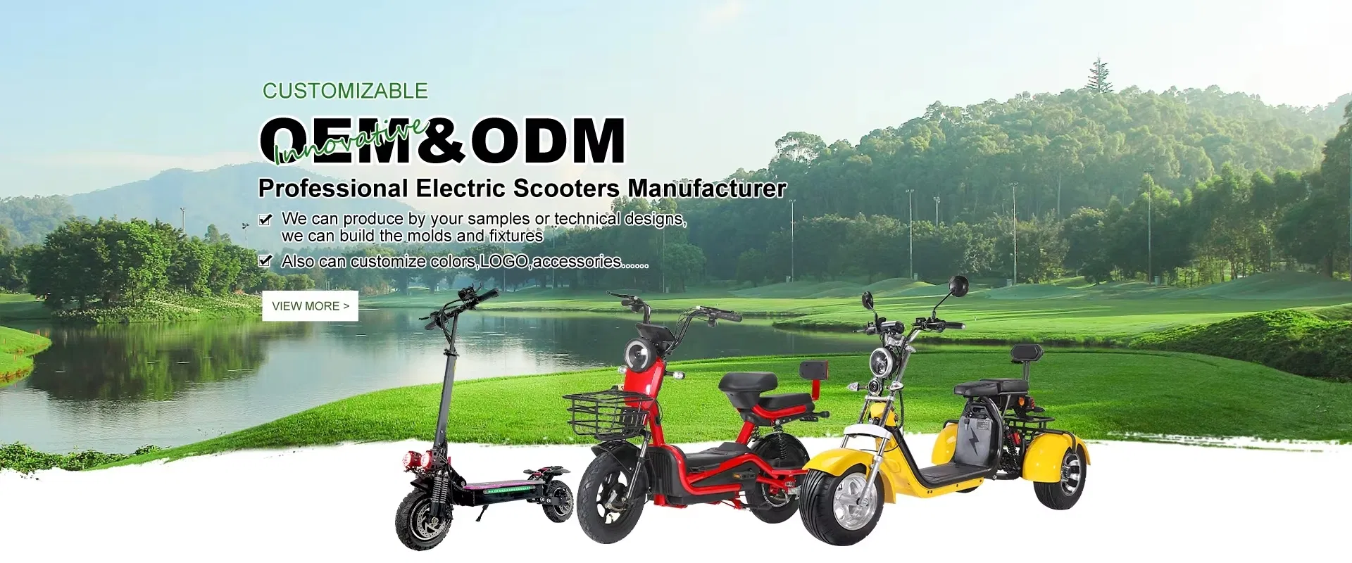 Kids Electric Scooter Banner