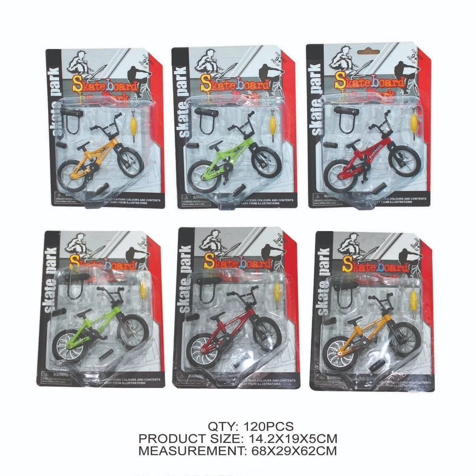 Fingertip Toys Mini BMX Metal Bike Mini Bike Finger BMX Toys
