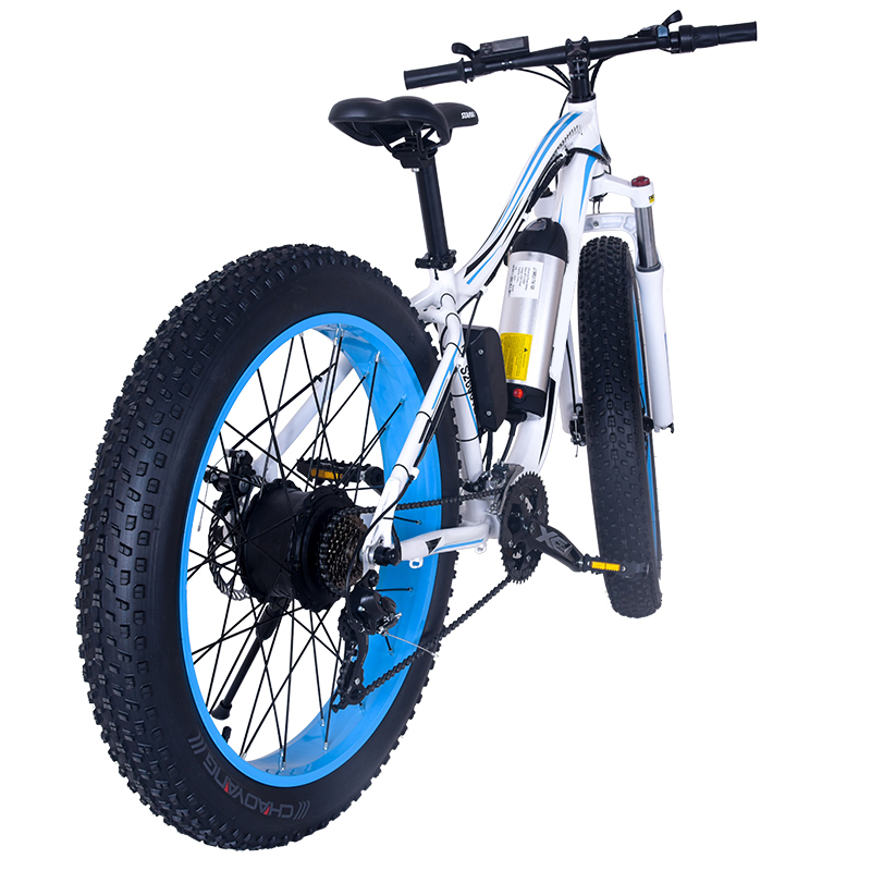 26" Ebikes Fat Tire Electric Fast Bike for Snowfield Sandbeach Mountain