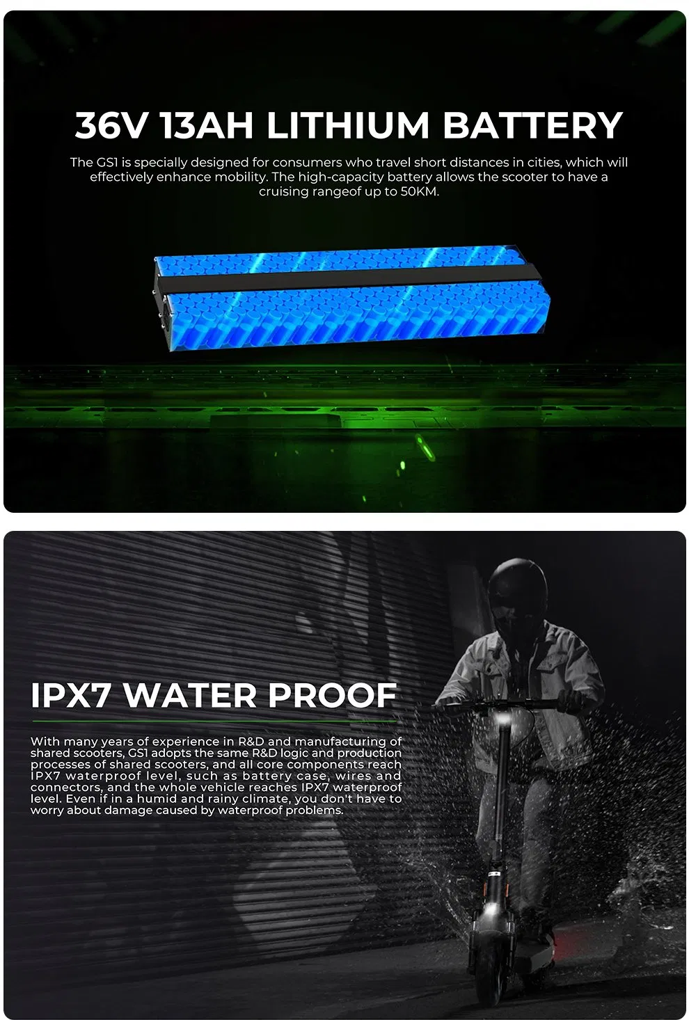 Electric Scooter GS1 View 2