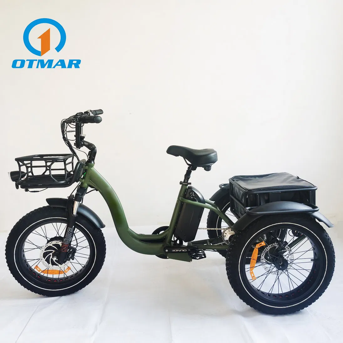 High Quality Adults 500W/750W Bike Cargo Turkey Electric Trike Big Tire Motorcycle with Rear Basket CE Certificate 3 Wheel E Trike