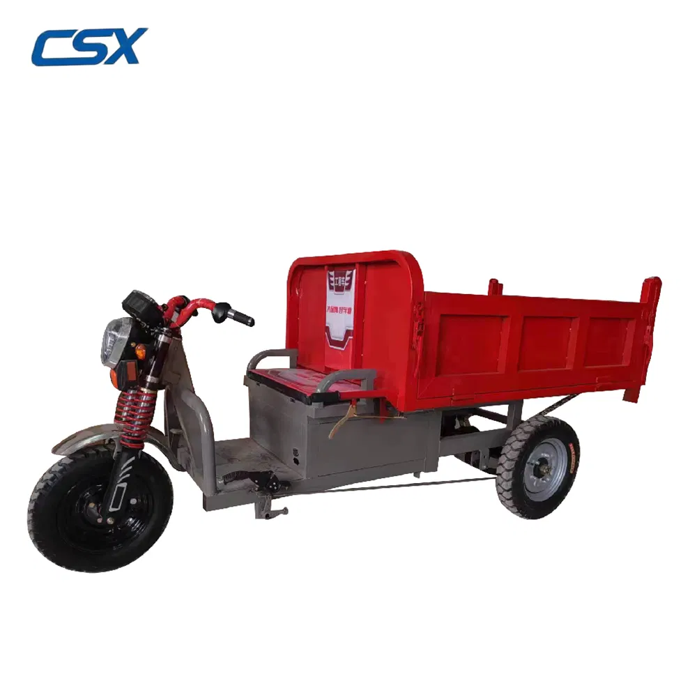 2024 Mini Dumper Cargo Electric Tricycle Trike for Mining Tricycle for Transport Cargo