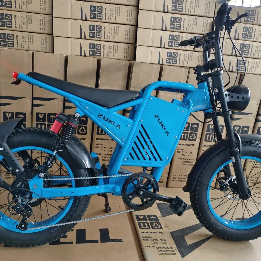 Electric Snow Bike Side View