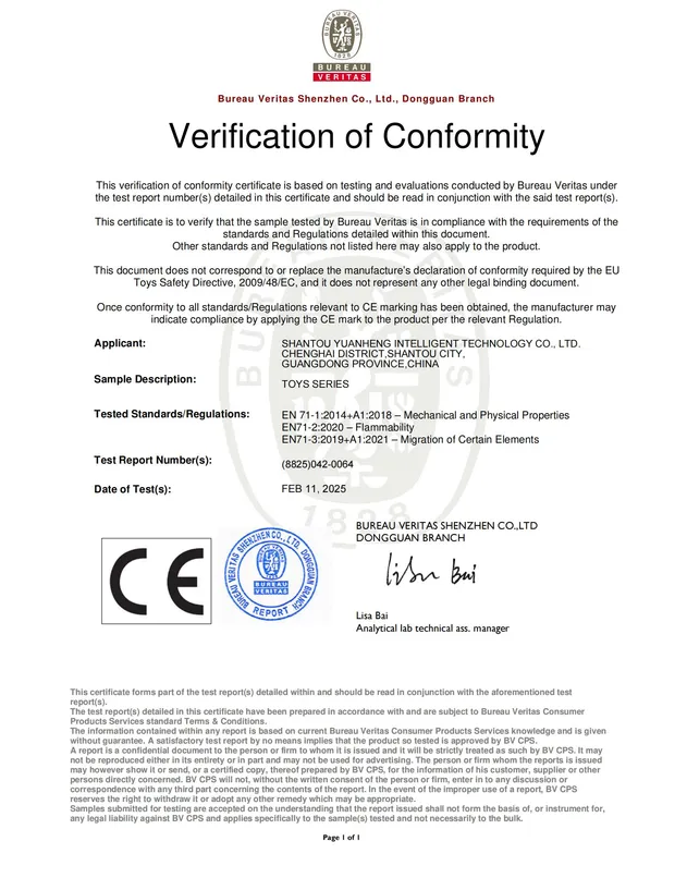 CE Certificate