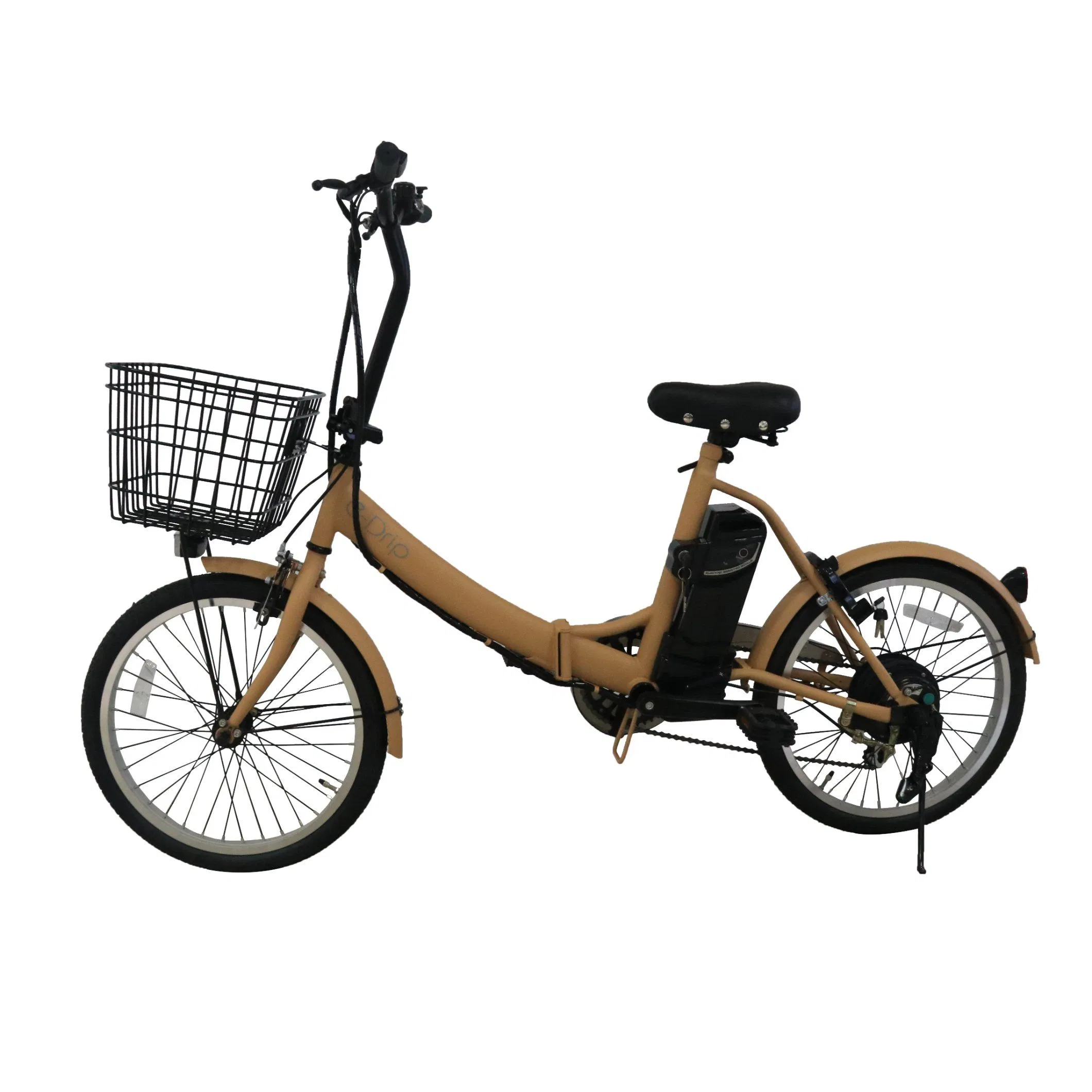 Step Thru City Electric Bike with Basket 24V Commuter Motor Bike