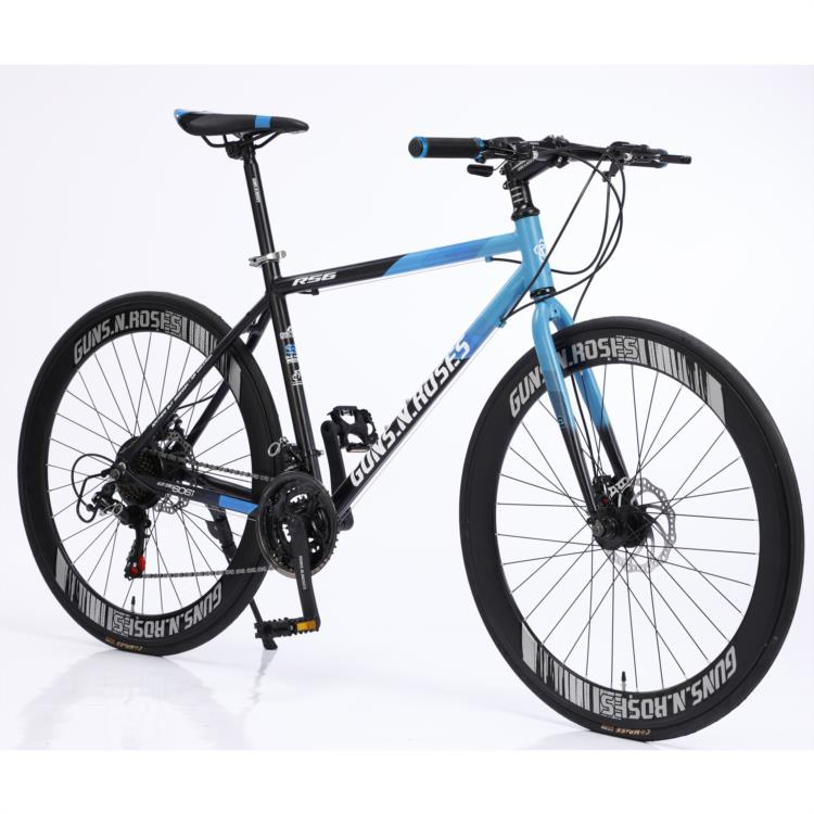 China Factory Customized 700c 21speed Road Bike Bicycle with Alloy Frame and Carbon Fork Gravel Bike