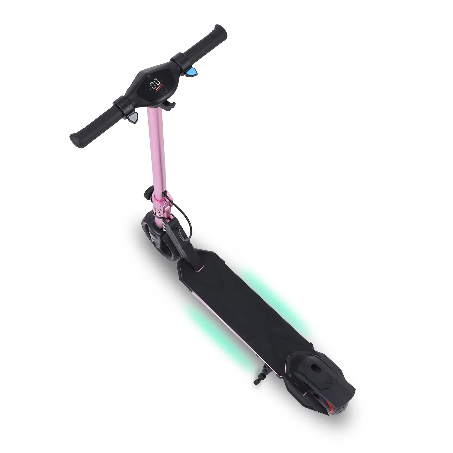 Newest Two Wheel Foldable Electric Cycle Scooter for Kids 6.5inch Tire 130W Brushless Hub Motor Kick Scooter with LED Lights Mini Escooter