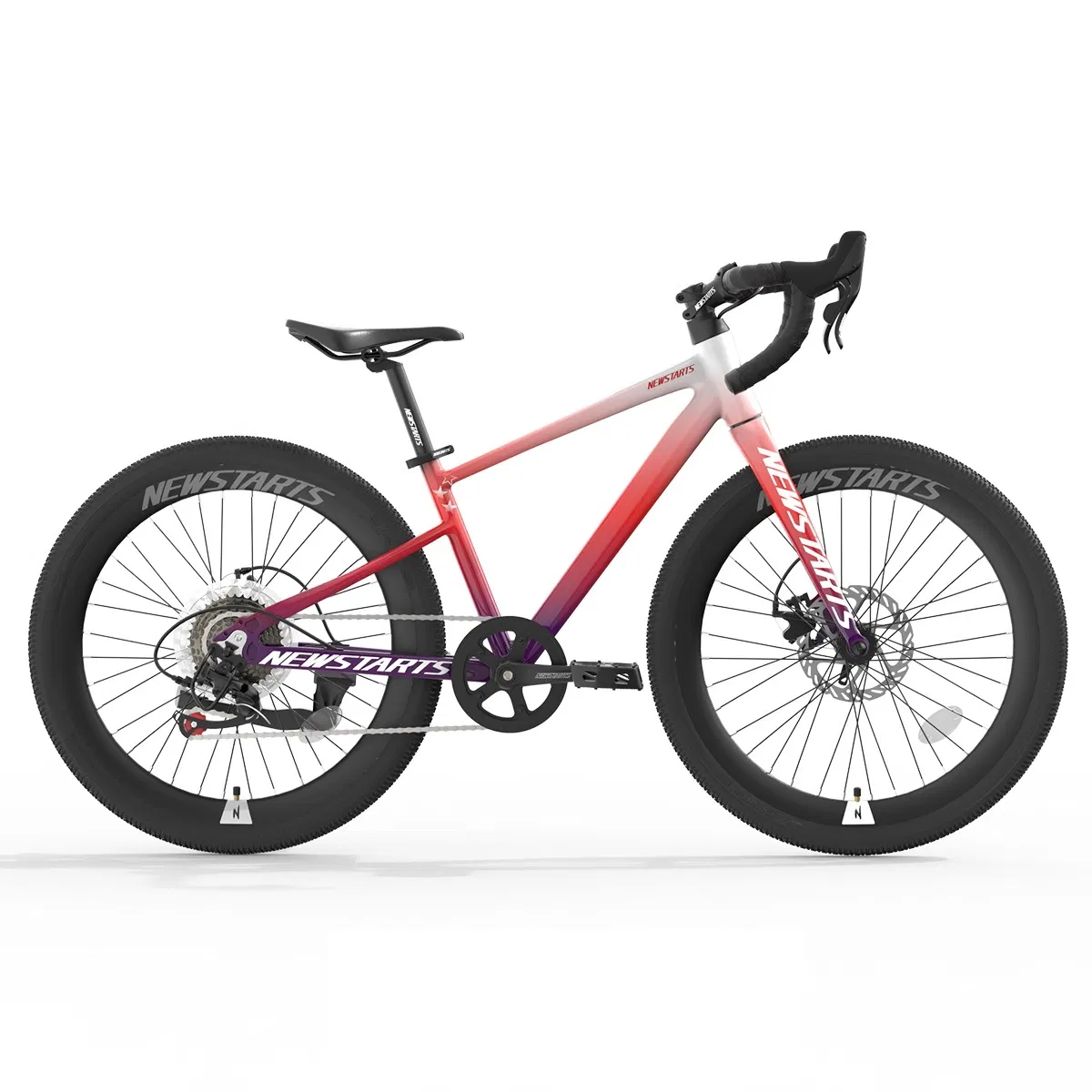 24 Inch New Kids Road Bike Children Bicycle Gravel Bike Lightweight