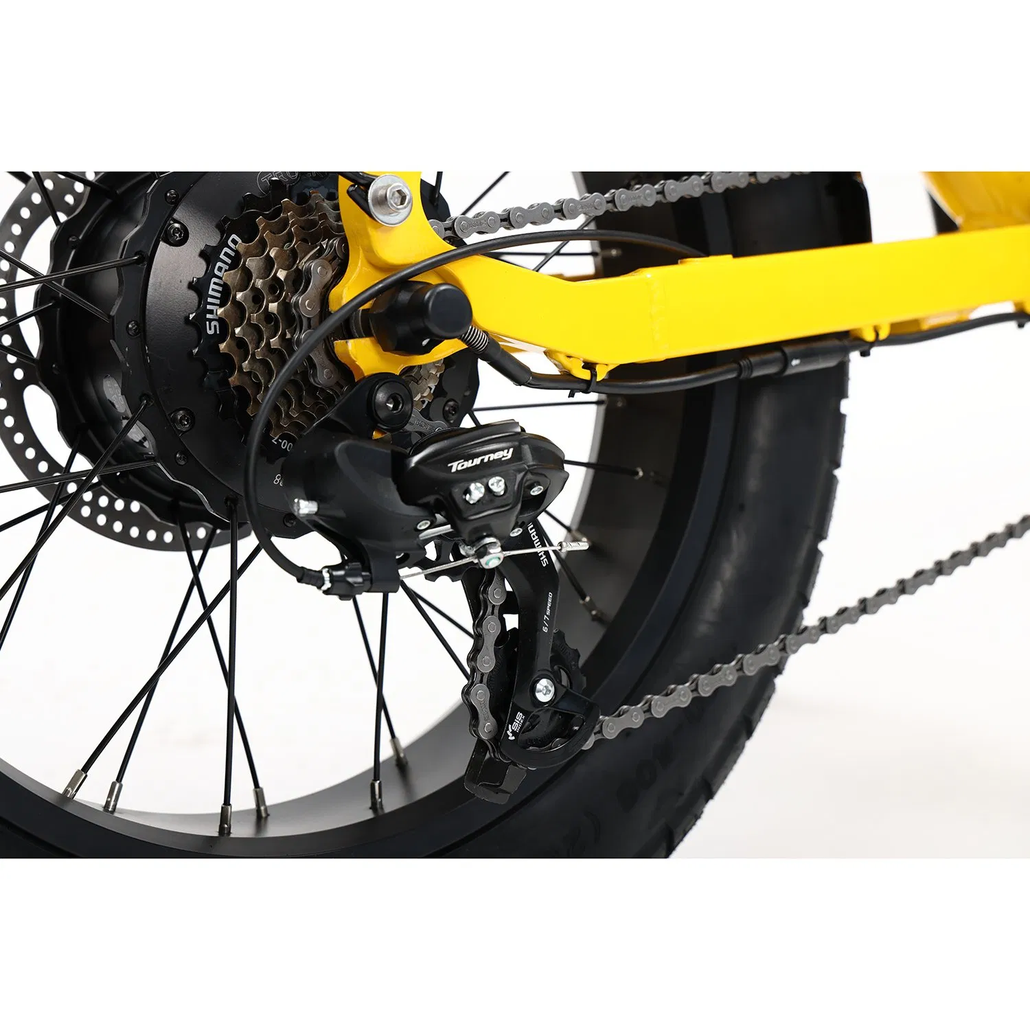 Luxury Sport Electric Fat Tyre Dirt Road Beach Moped Bike Ebike with Powerful Motor