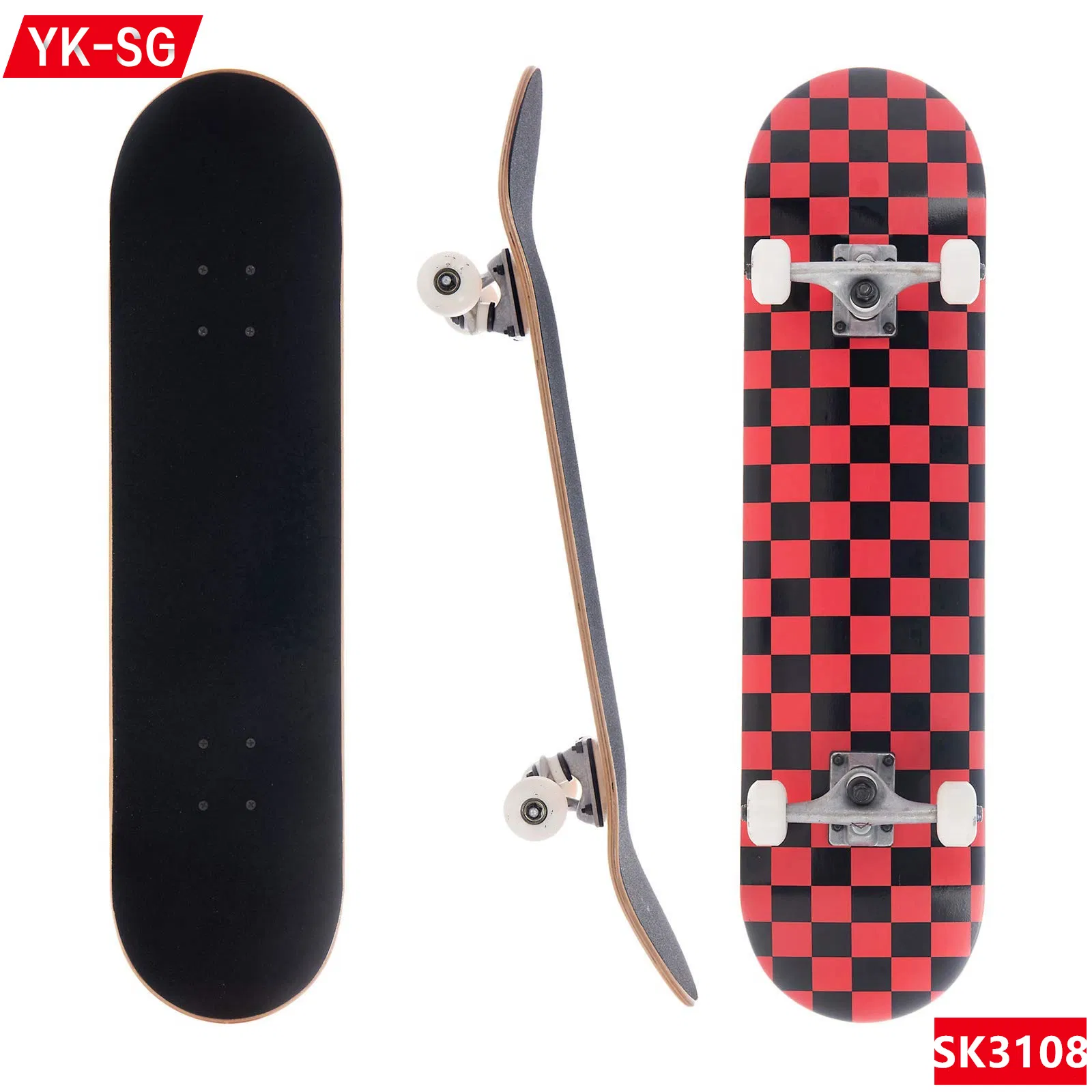 8-Layer Maple Remote Control Single-Drive Electric Skateboard