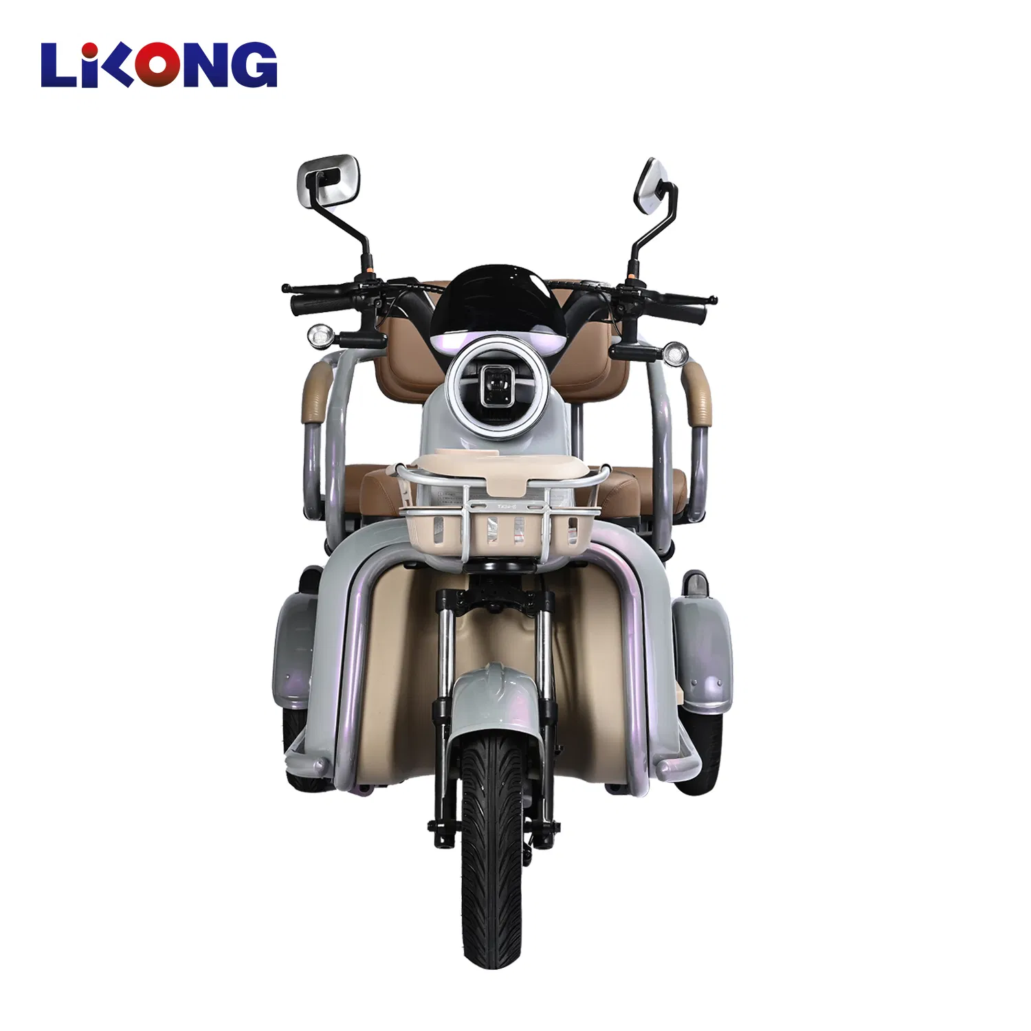 Philippines Popular 3 Passenger Seats E Trike 3-Wheel Electric Trcycle for Adults