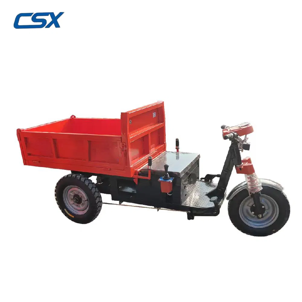 2024 Mini Dumper Cargo Electric Tricycle Trike for Mining Tricycle for Transport Cargo