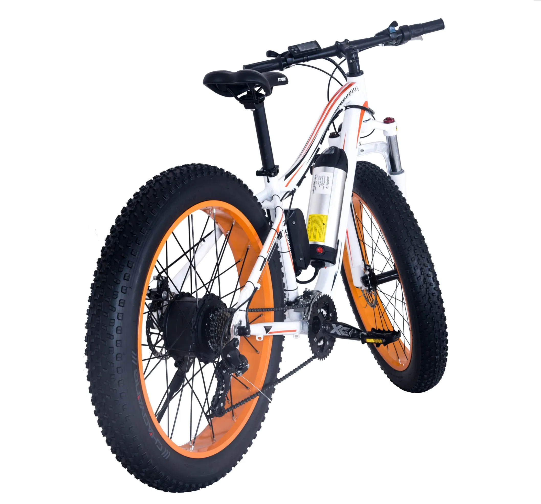 26" Ebikes Fat Tire Electric Fast Bike for Snowfield Sandbeach Mountain